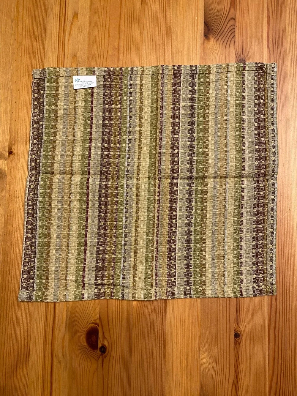 New Park Designs 5 Set Dishcloths Lake House Color Way MCM Earth Tones